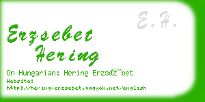 erzsebet hering business card